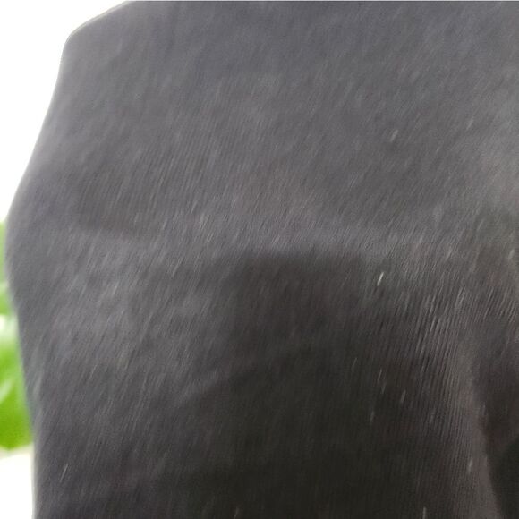 Soft Black Vintage Knit Ruffle Turleneck Long Sleeved Sweater Lightweight 90s - Picture 4 of 6